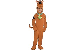 SUIT YOURSELF Zipster Scooby-Doo One Piece Halloween Costume for Boys, Includes Headpiece