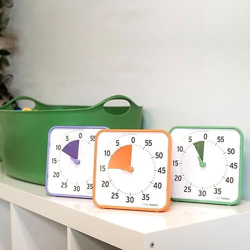 Miniatura 9 de Time Timer Juego de centro de aprendizaje de 8 pulgadas, temporizador visual de 60 minutos para niños con tarjetas de actividades de borrado en seco