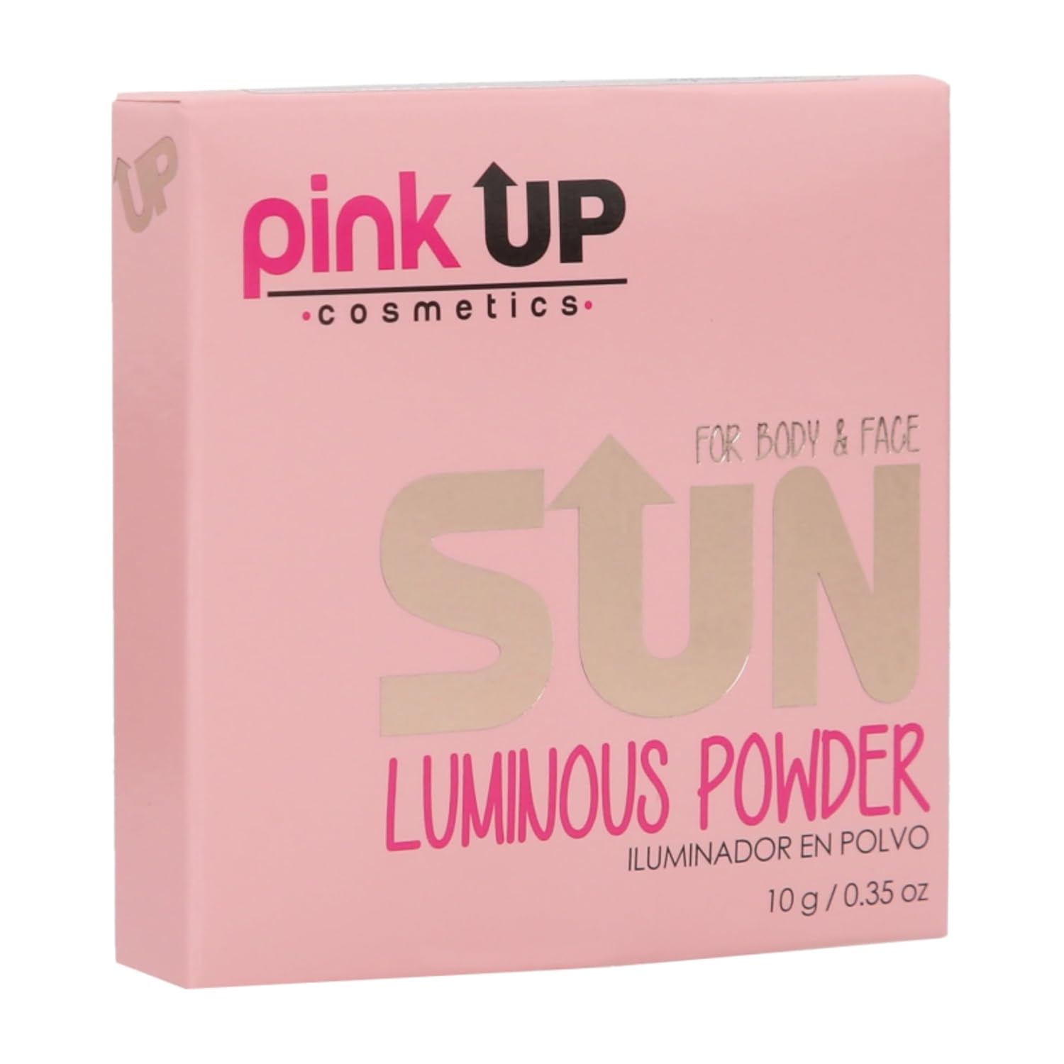 Pink Up | Luminous Powder| Highlighter | Enhances glow & defines features | Light-reflecting finish for radiant skin | Highlighter makeup | Makeup | Silky texture | Star | Model PKIP02
