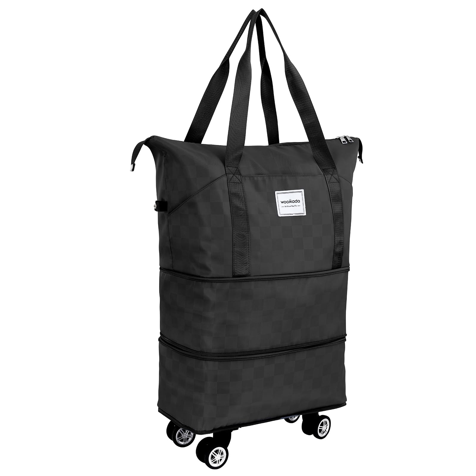 Woomadarolling Duffel Bag With Wheels Detachable Rolling Carry On