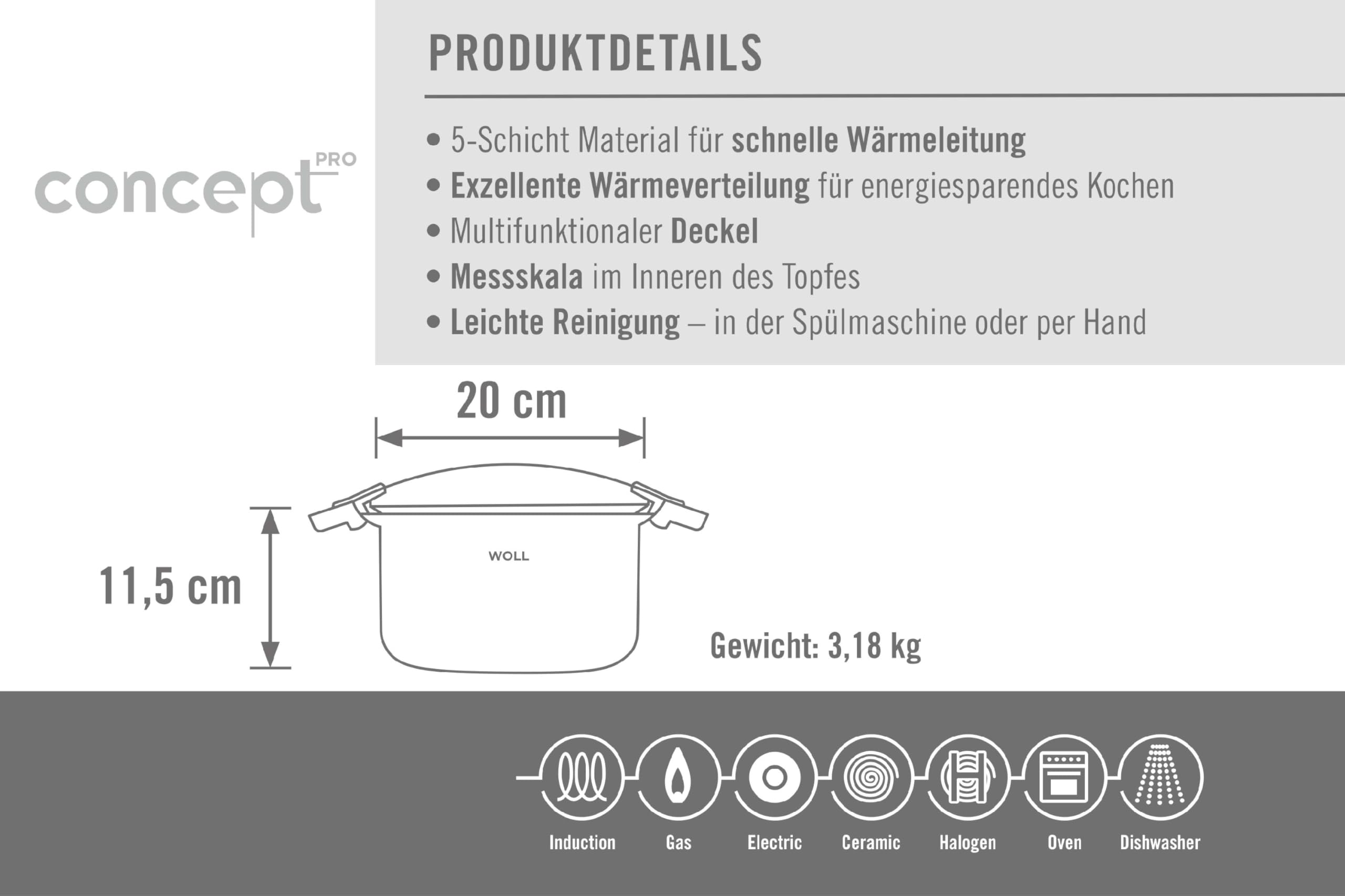 Crème kookpan 20 cm met deksel | Go Ivory – Cook & Pan