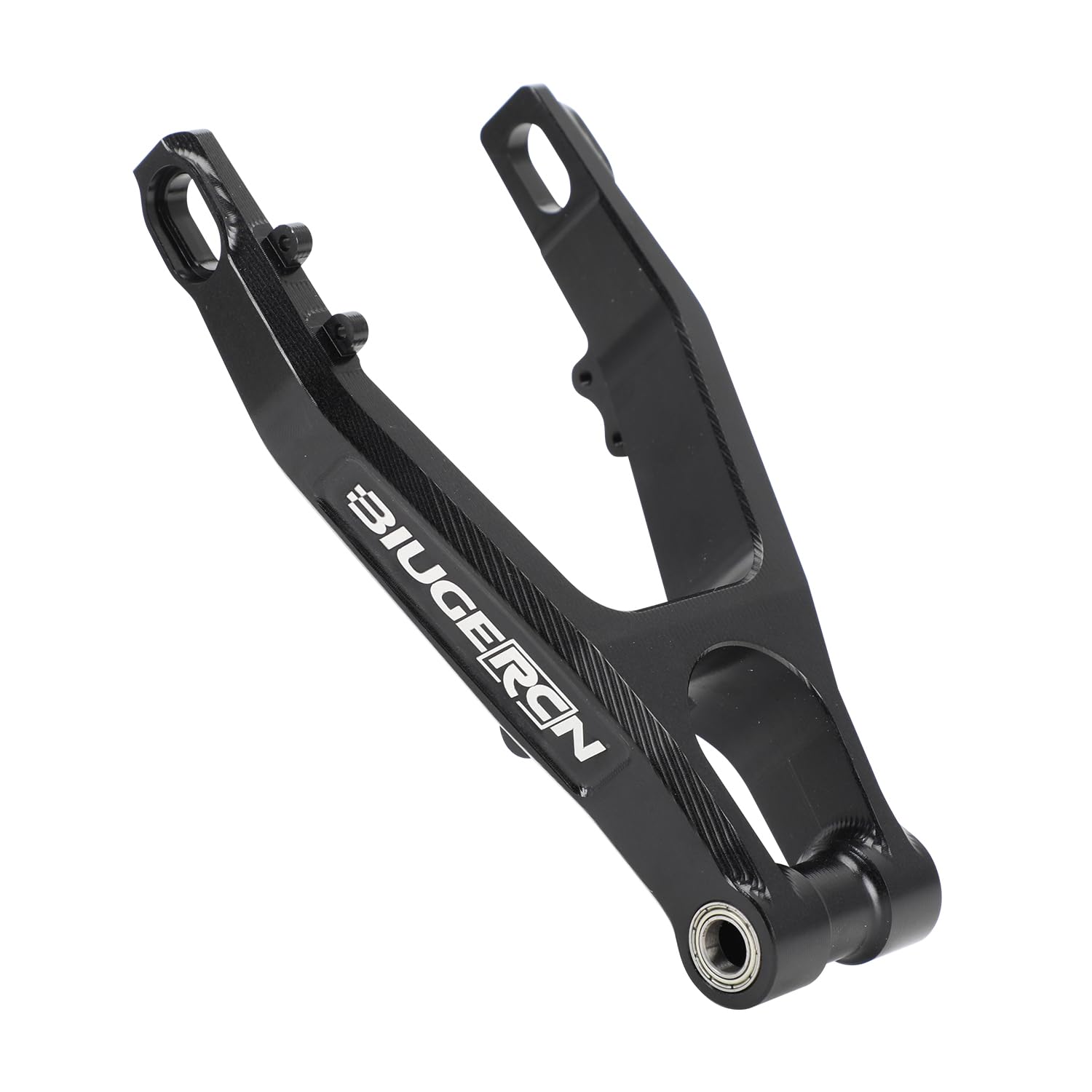 Rear Swing Arm Rear Fork Aluminum for RC Motorcycle Promoto-MX 1/4 Promoto MX RC Dirt Bike-Black