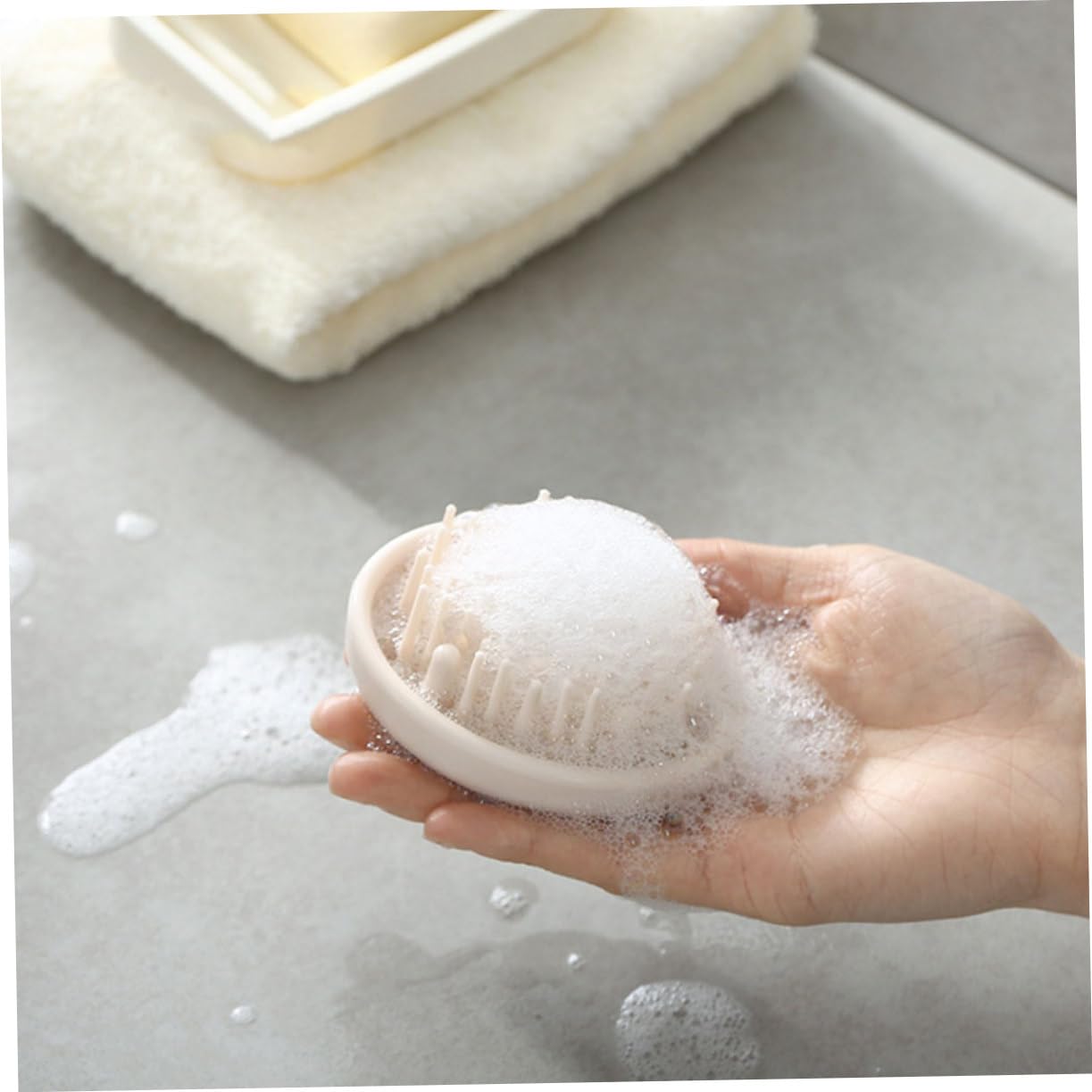 BESTYASH 2 Sätze Kopfhautmassager Bürsten Shampoo Bürsten Für Sanfte Kopfhautmassage Ergonomisches Design Langlebig Und Hautfreundlich 2 Stücke * 2