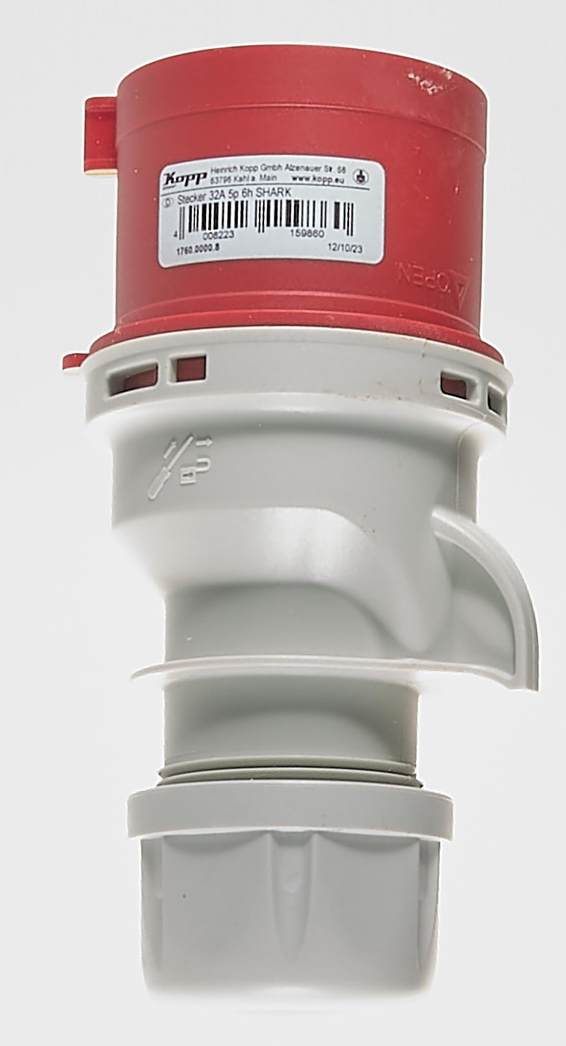 Spina CEE 5 Poli 32A 400V Kopp - Per Uso Esterno E Industriale, IP44 - Foto 2