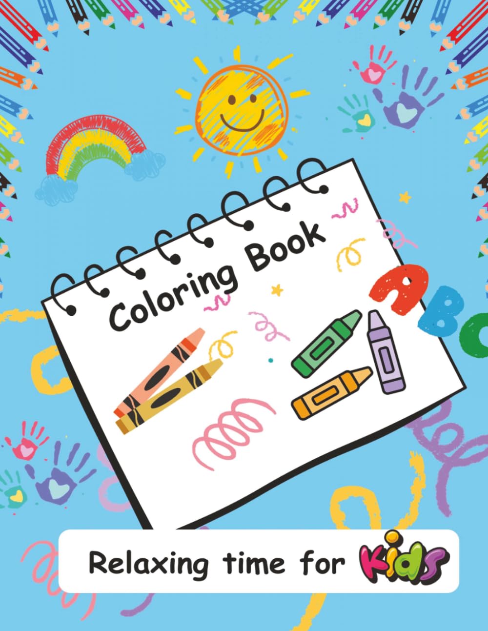Fun and Relaxing Coloring Book For kids: all occasion coloring book