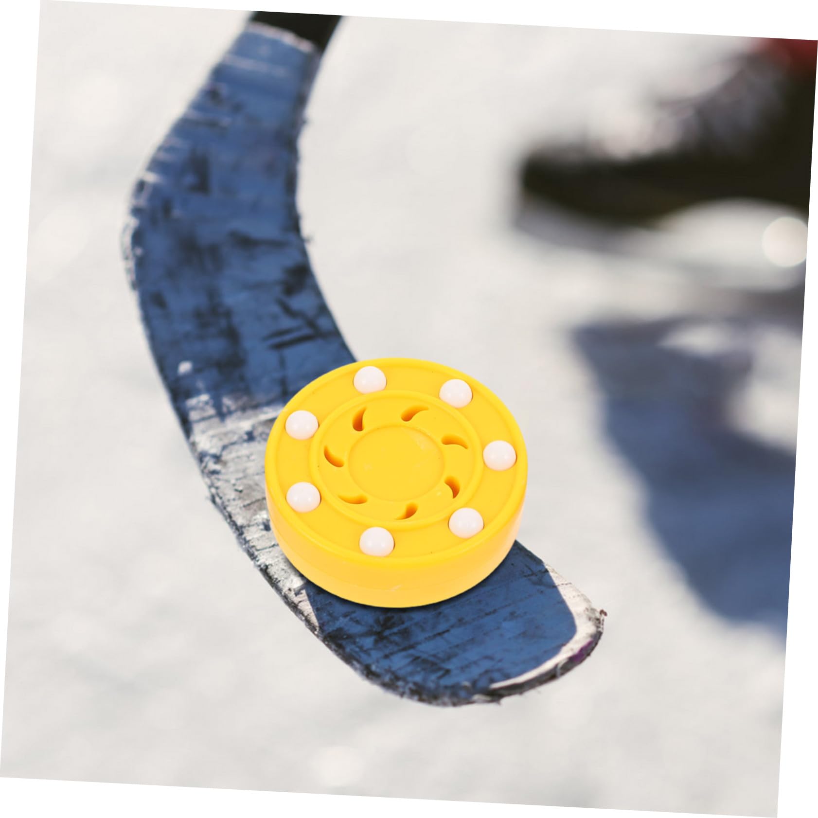 3 Piezas Bolas de Roller Hockey para Entrenamiento y Práctica Fácil de Agarrar Deslizamiento para Interior y Exterior