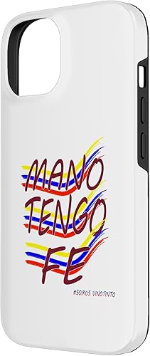 Miniatura 2 de Funda para iPhone 14 Venezuela Mano tengo Fe Vinotinto para mujeres y hombres