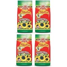 Martin Premium Roasted Sunflower Seeds 500 g 4 Packs + 4 Unipromax Paper Bags for Husks Kosher and Halal Semechki Ot Martina Unipromax Bandle