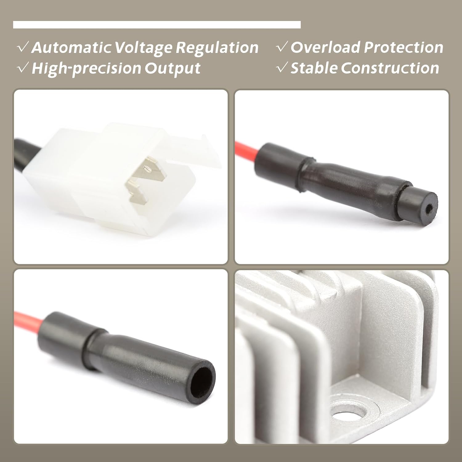Upgraded Voltage Regulator Rectifier Replacement for Harbor Freight Predator 670cc 22Hp Engine 61614