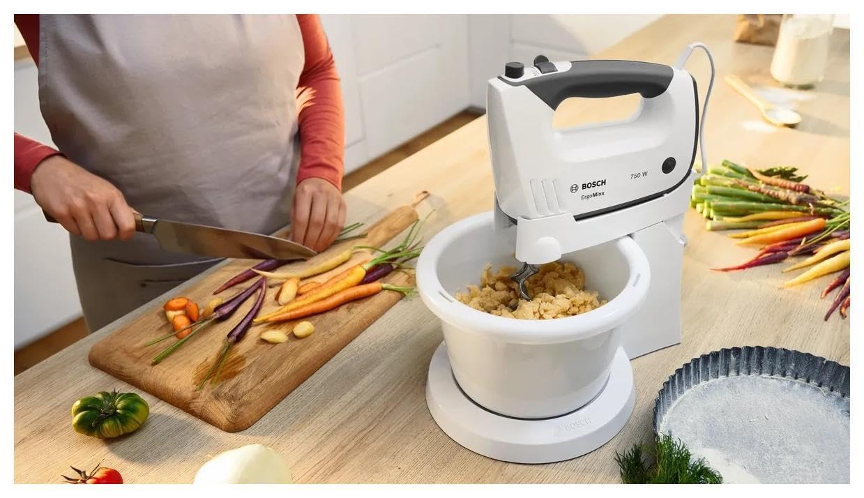 Bosch Mfq37490 Mixer Handmixer 750 W Grau, Wei? (mfq37490)
