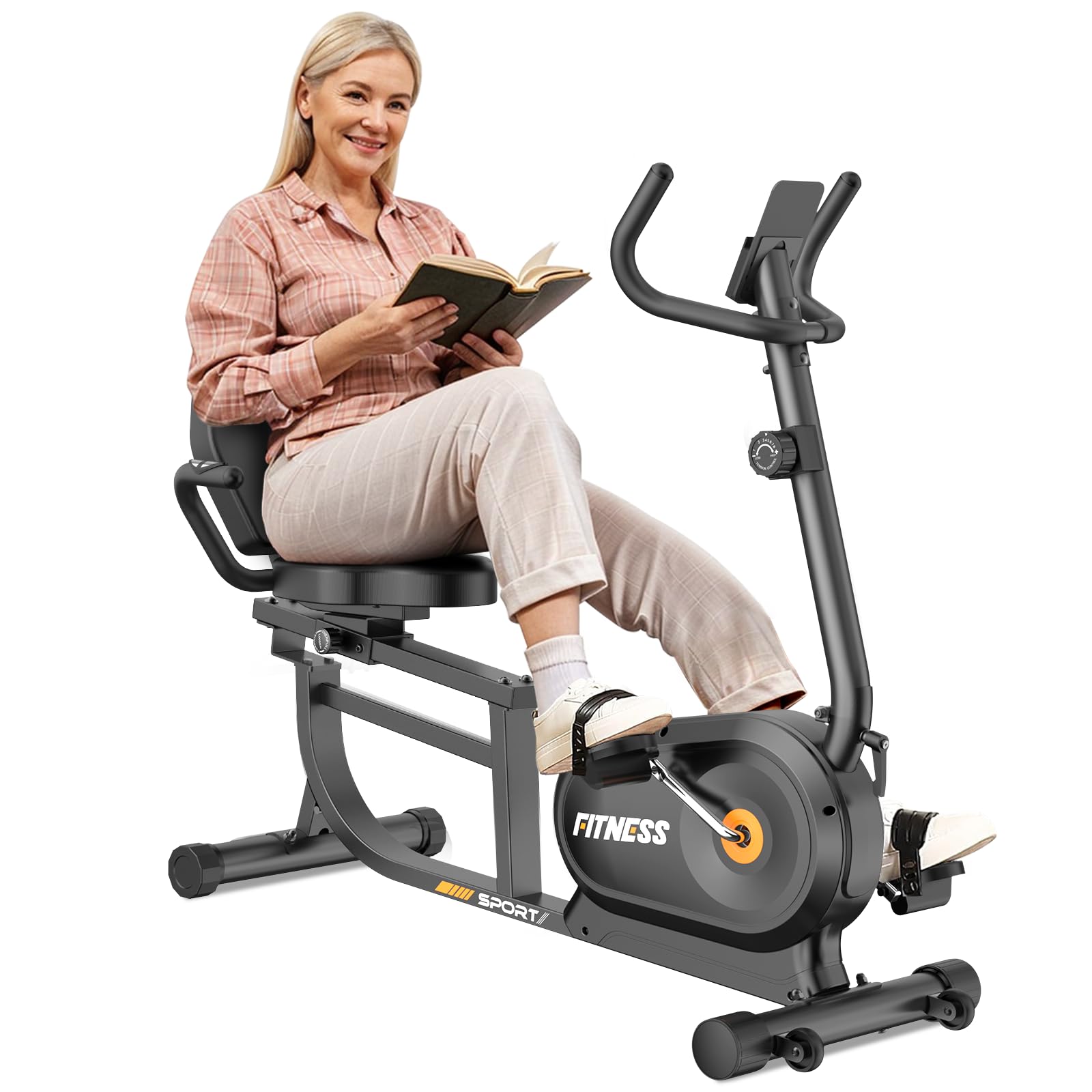 Dskeuzeew Recumbent Exercise Bike