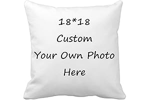 Custom Throw Pillow Case for Under $5: Design Photos or Text