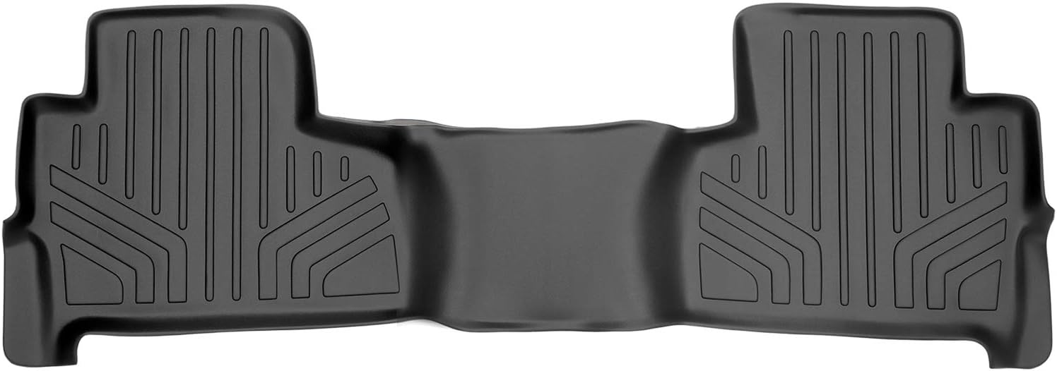 MAXLINER Floor Mats 2nd Row Liner Black for 2015-2018 Chevrolet Tahoe/GMC Yukon