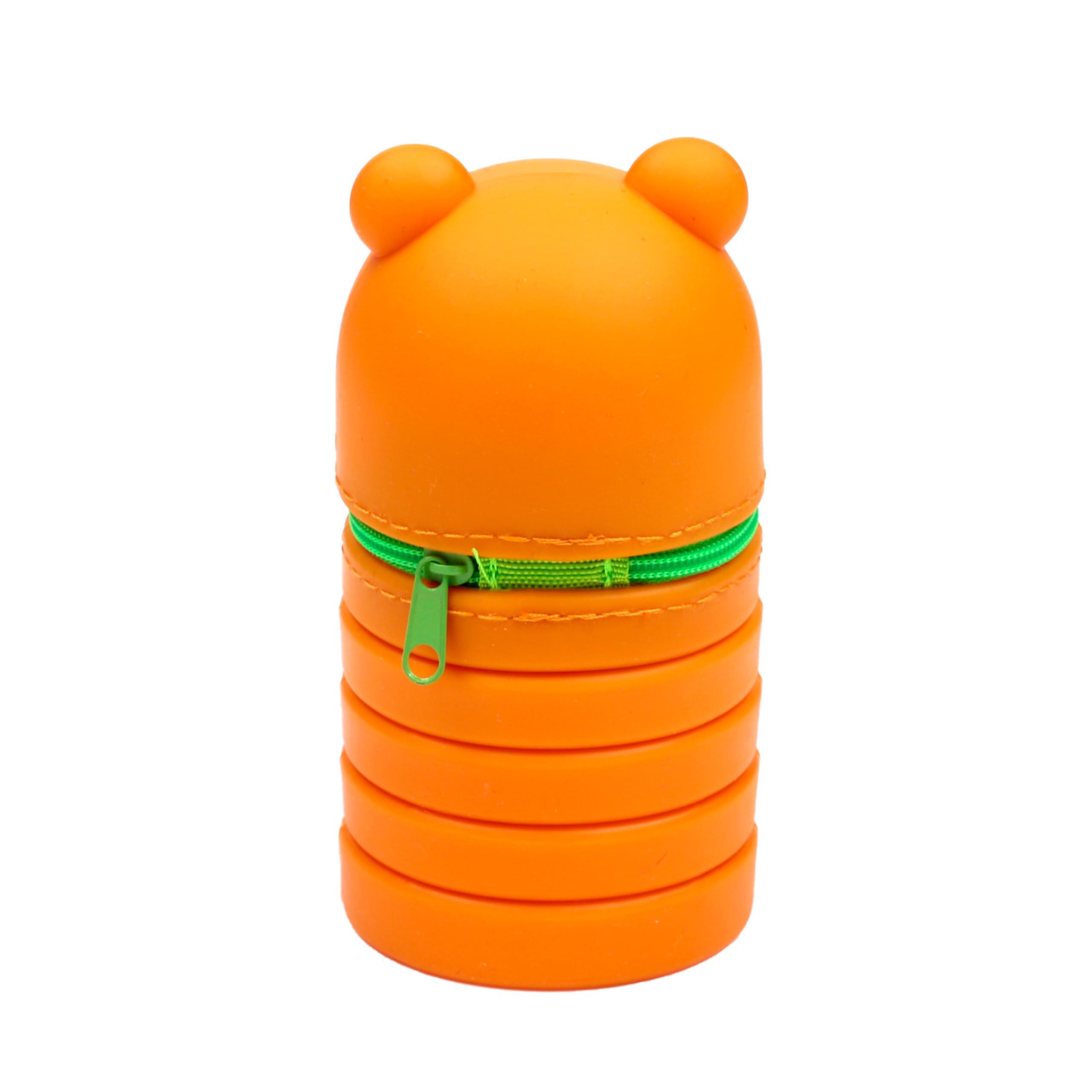 Puckator Adoramals Tiger Pop Up Silicone Pencil Case, School Equipment Stuff - Image 4