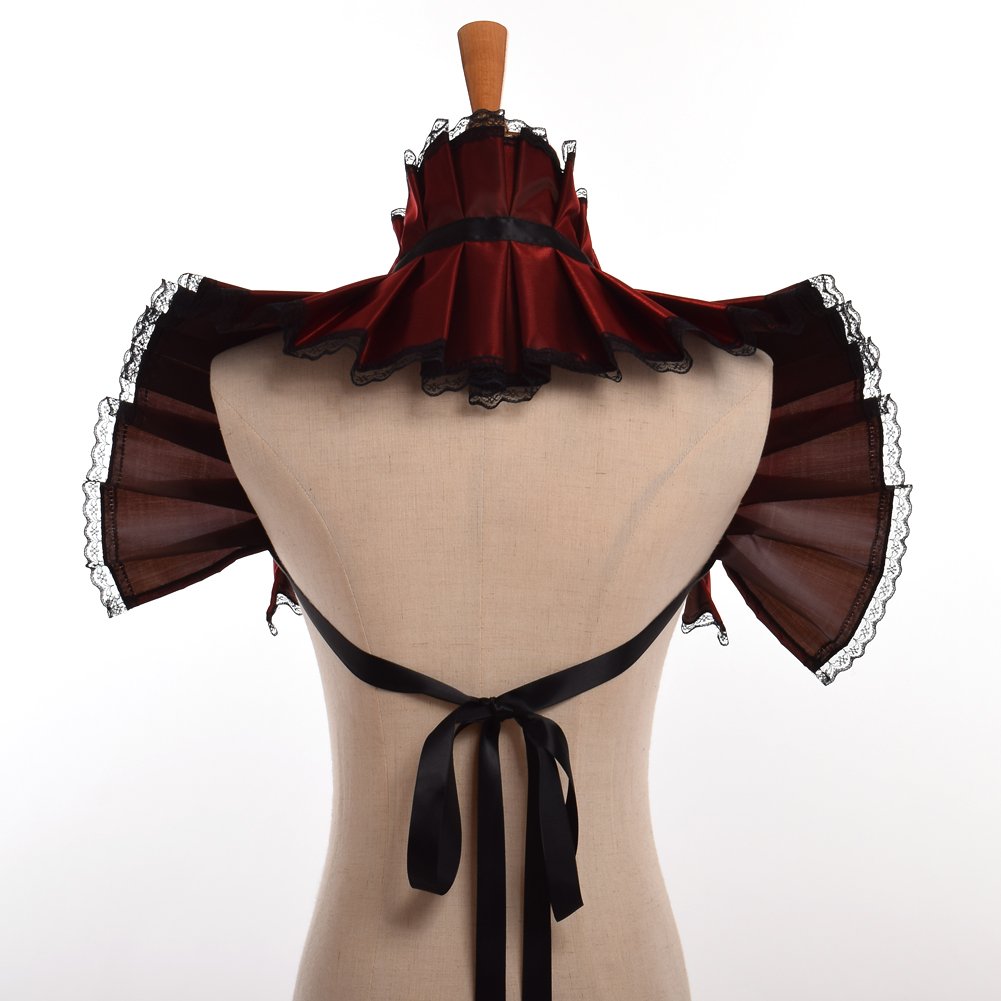 GRACEART Vittoriano Increspatura Collo Bolero Collare