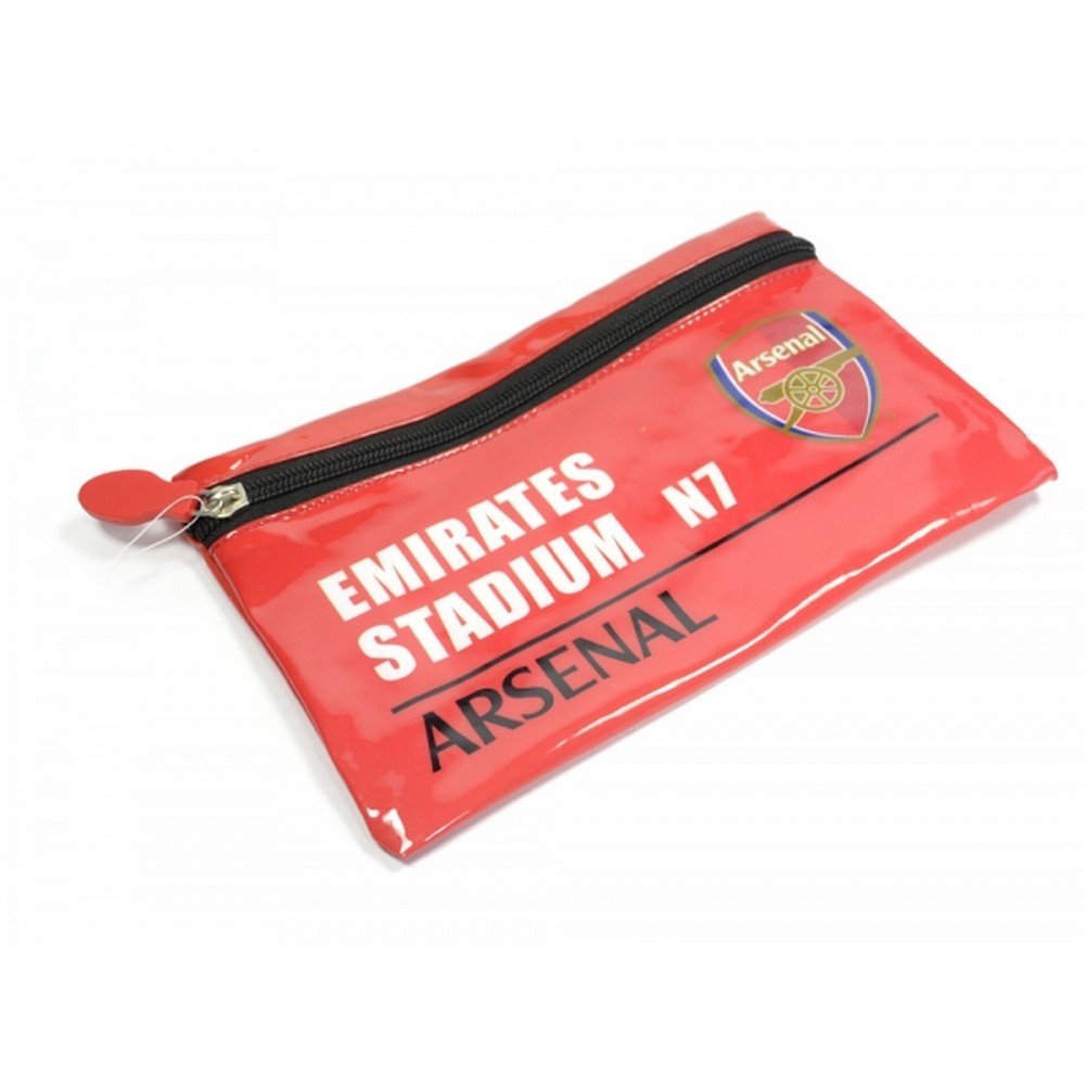 Arsenal FC Football Club Red Design Crest Pencil Case Official Licensed Product