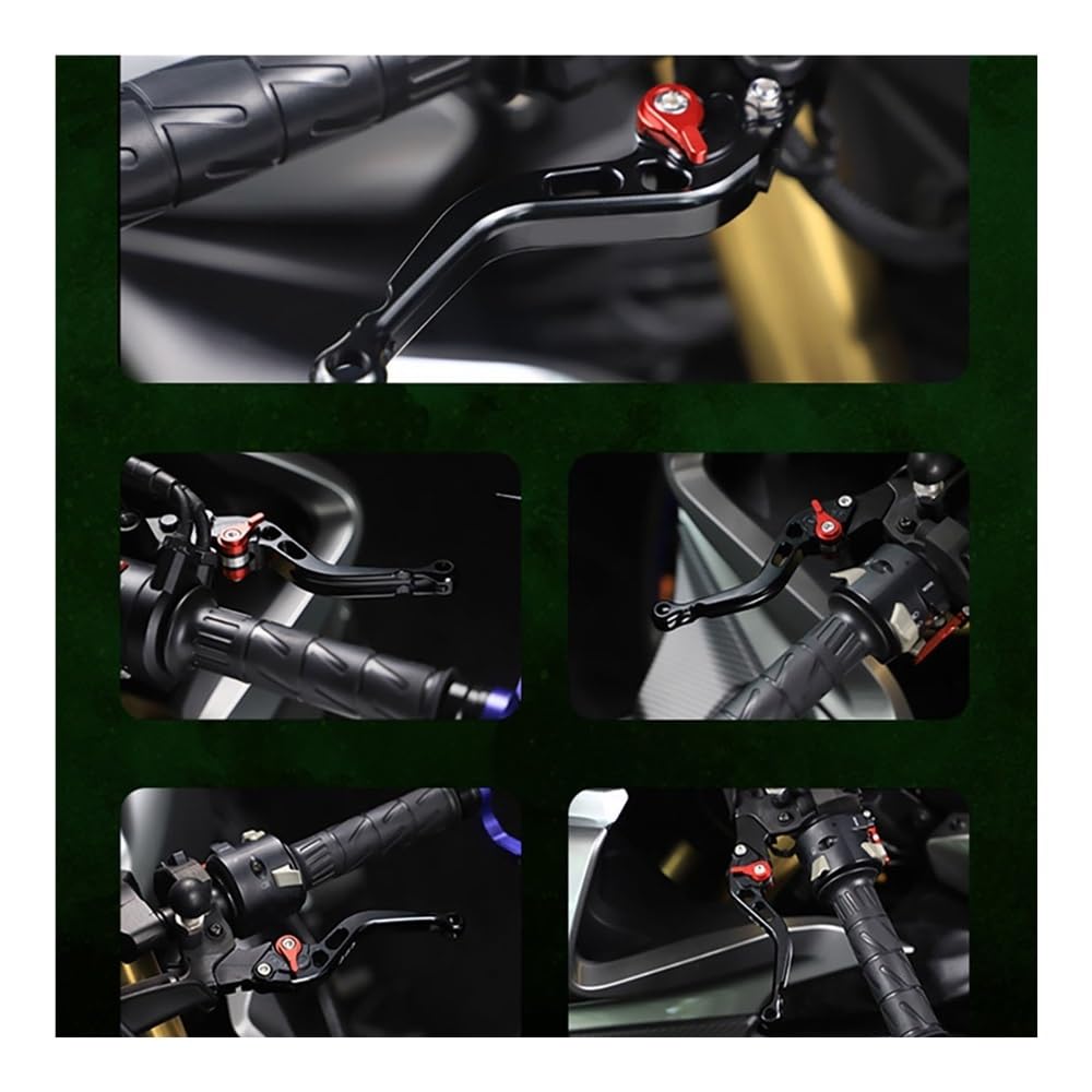 Leviers Frein Embrayage Moto Aprilia RS660 - CNC Aluminium Pliables | 6 Positions Réglables | Protection Chute
