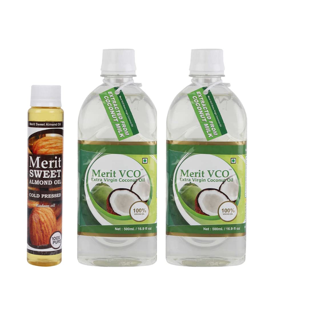 See full amazon price history chart for Merit VCO Extra Virgin Coconut Oil 1000ML With Sweet Almond Cold Pressed Oil 100ML (Pack Of 3) Merit VCO Extra Virgin Coconut Oil 1000ML With Sweet Almond Cold Pressed Oil 100ML (Pack Of 3) (B09SV1MSPB) Amazon Price History, Amazon Price Tracker