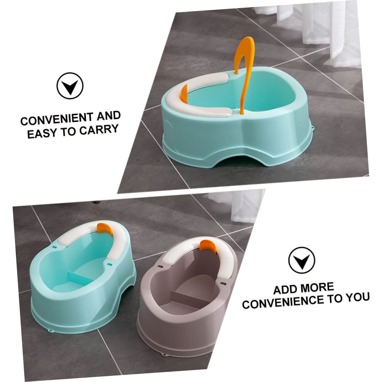 ORFOFE 1pieza Inodoro Infantil Portátil Lavabo Para Niño Niña Diseño Práctico y Ligero Para Viajes y Entrenamiento De Baño