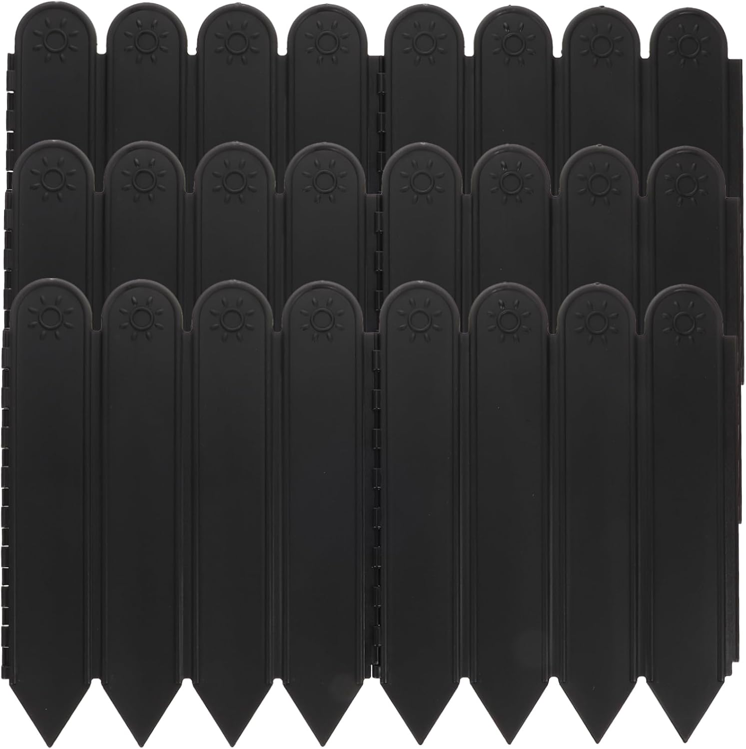 1bag Plastic Garden Lawn Fence Decorative Fencing for Dogs and Easy to Install for Garden Edging and Plant Height