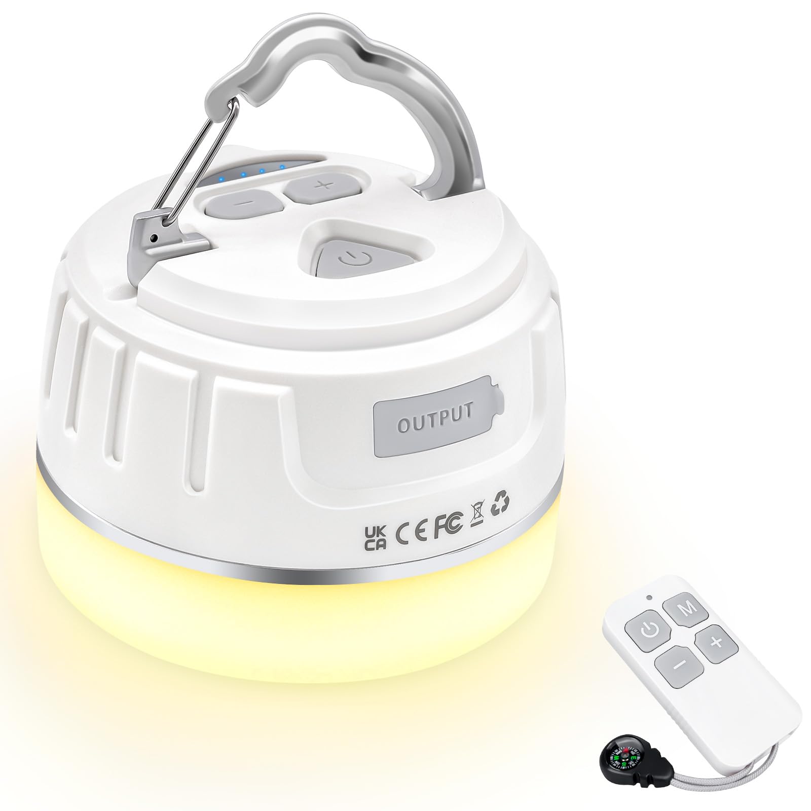 Power Bank E Lanterna Da Campeggio LED 5200mAh: Luce D'Emergenza Portatile E Magnetica - 3