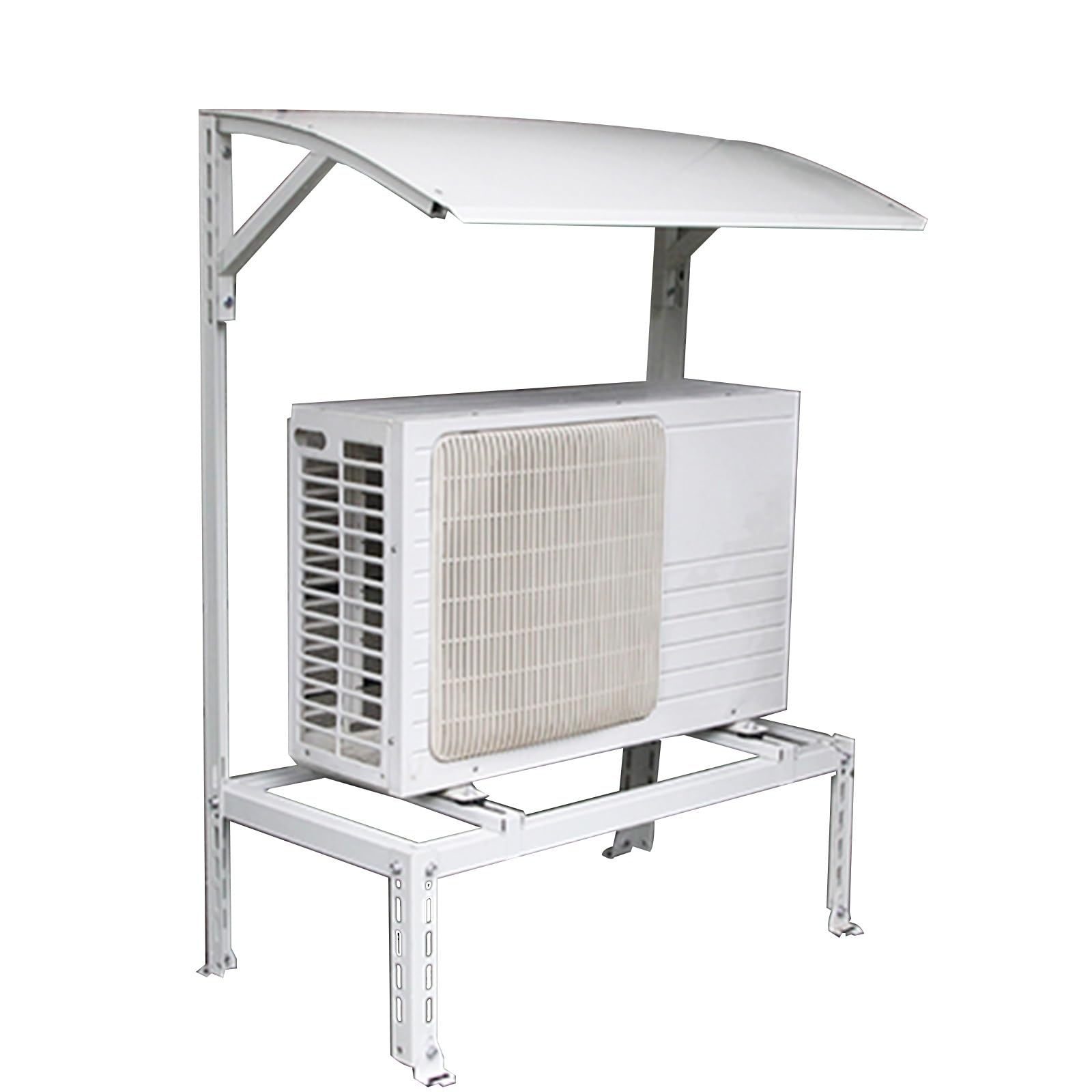 Soporte Aire Acondicionado Exterior con Cubierta, Soporte Aire Acondicionado Aire Acondicionado Split, Carga Hasta 200 Kg de Accesorios Aire Acondicionado