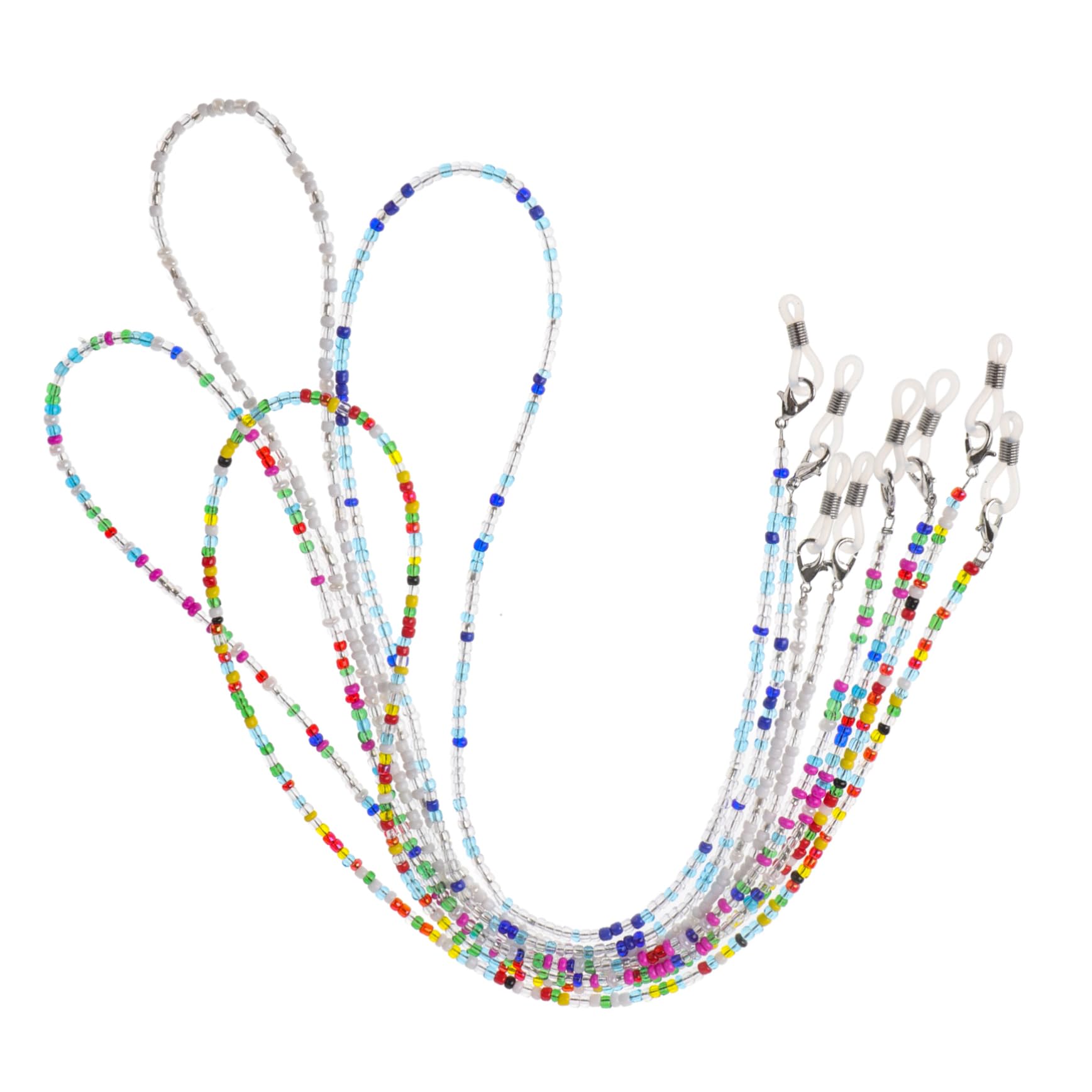 LIFKOME 8 Stück Bunte Brillenkette Brillenhalter Brillenband Für Damen Brillenband Brillenkette Brillenkette Für Damen Brillenbänder Glashalter Sportbrillenseil