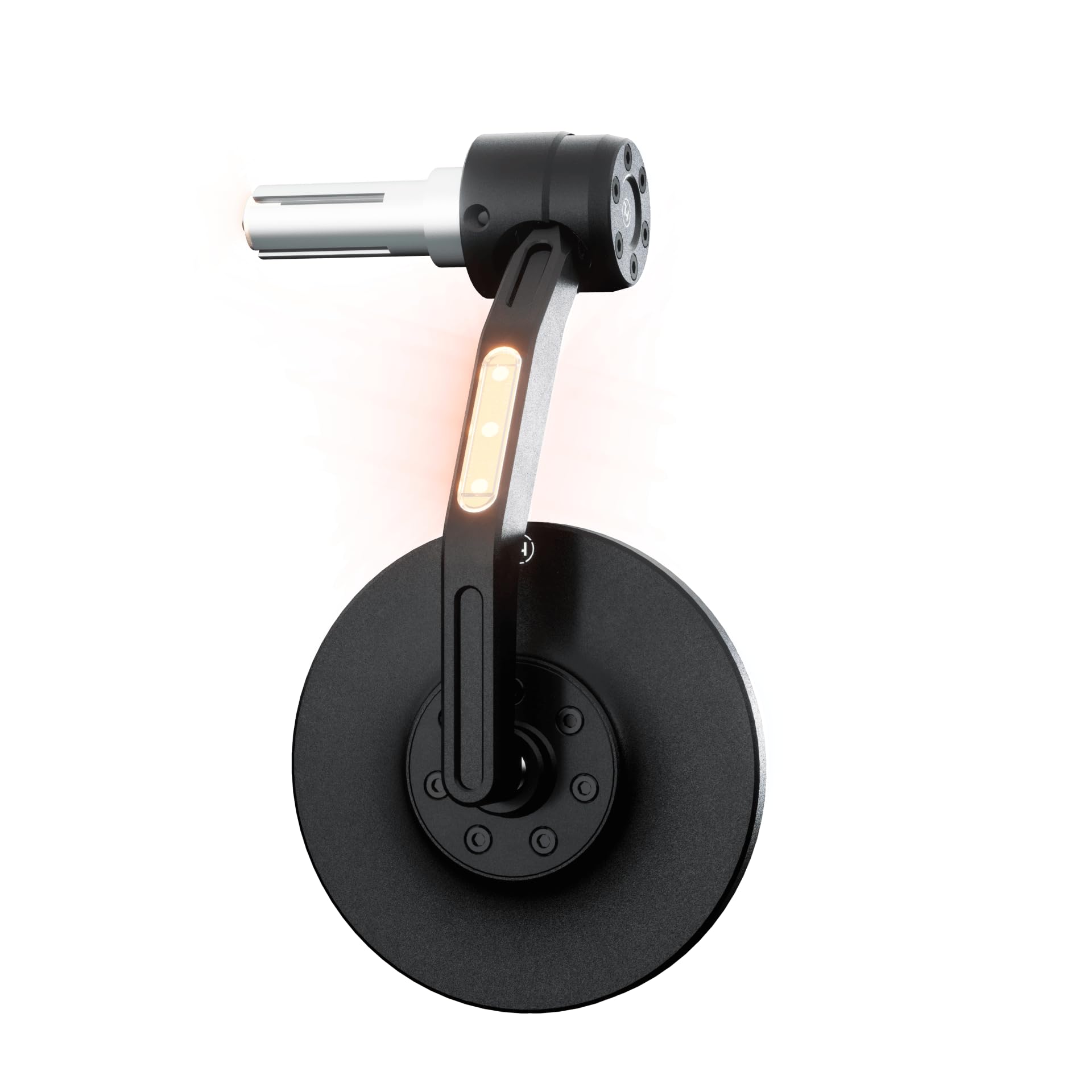 Lusterko kierownicy kierownicy HIGHSIDER CONERO EVO BLACK EDITION z kierunkowskazami LED