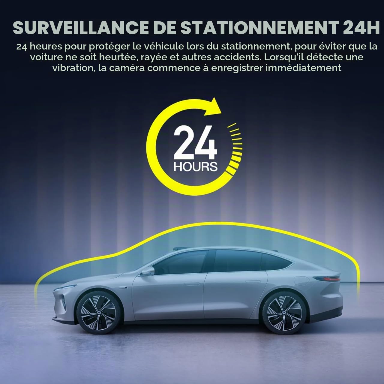 ULTECHNOVO Caméra De Tableau De Bord Et Arrière avec Rétroviseur Caméra Embarquée Voiture Streaming Multimédia Écran Tactile Enregistrement Double Vidéo 1080P Sécurité De Recul