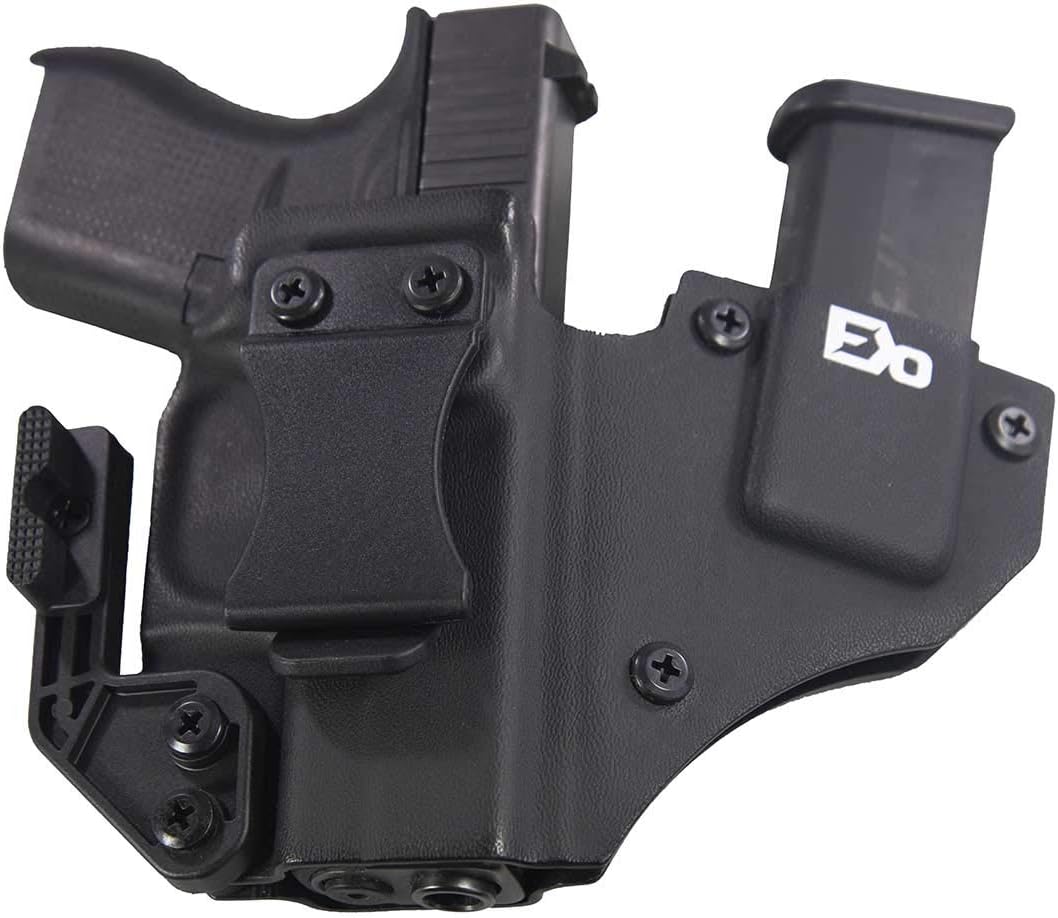 Fierce Defender IWB Kydex Holster Compatible with Glock 43"+1 Series W/Claw -Made in USA-