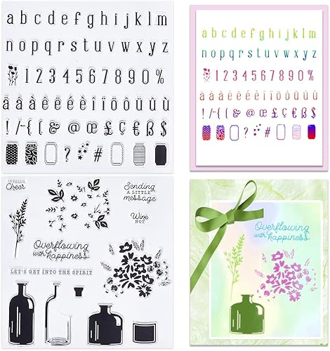 Miniatura 12 de CRASPIRE Notas musicales Sellos transparentes de fondo reutilizables Matasellos de silicona transparente Sellos para hacer tarjetas de diario,