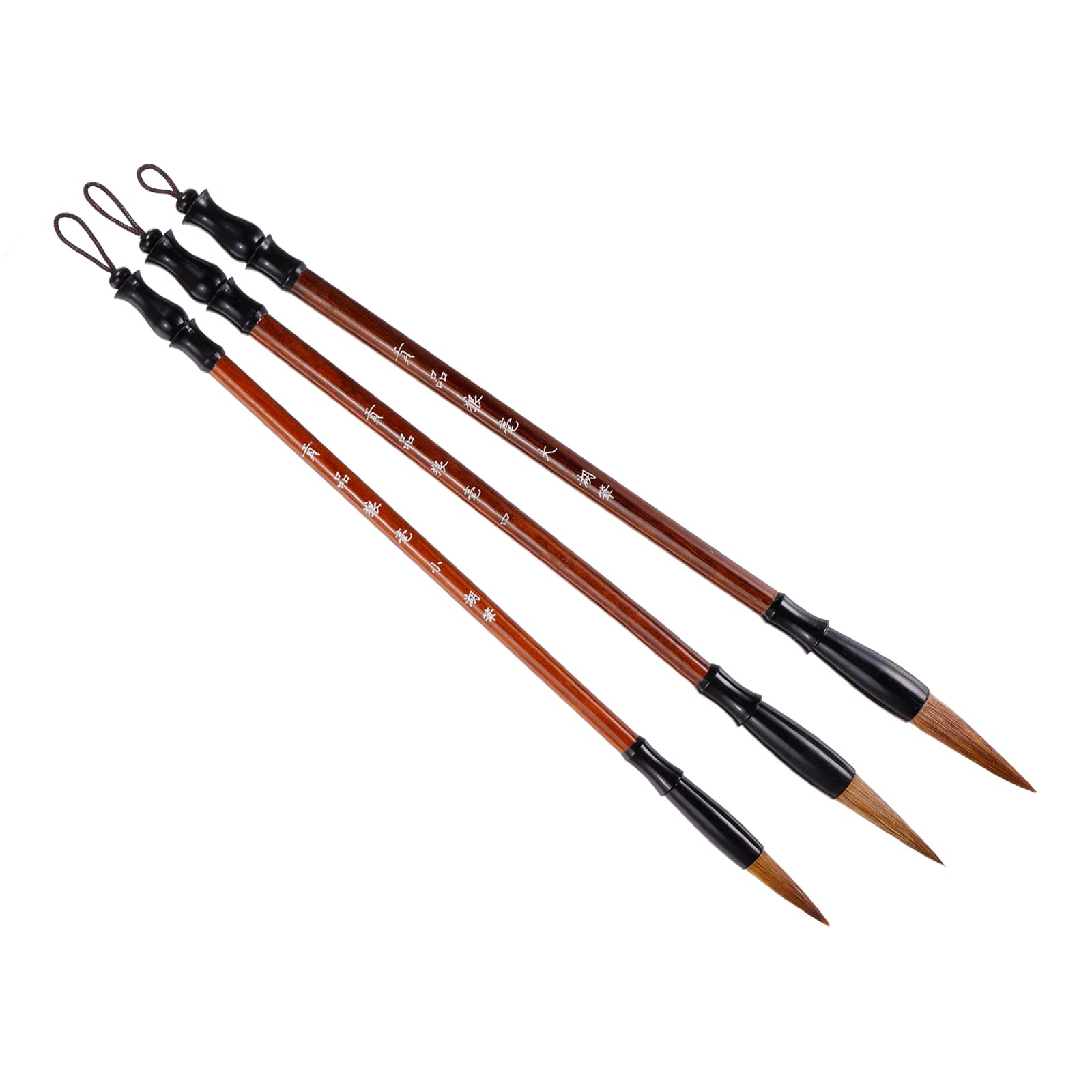 Set 6 Pennelli Calligrafia Cinese - Pennelli Sumi Per Disegno E Scrittura, 3 Dimensioni - Foto 6
