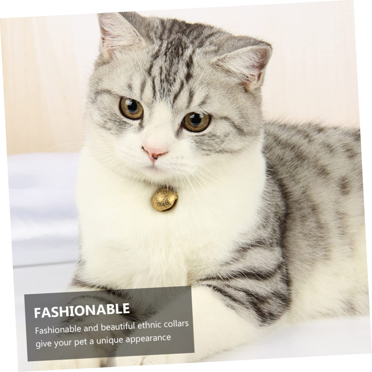 INOOMP 9pezzi Collarper Gatti Con Campanello Stile Collare Regolabile Per Gatti Accessori Per Animali Domestici Per Ogni Occasione