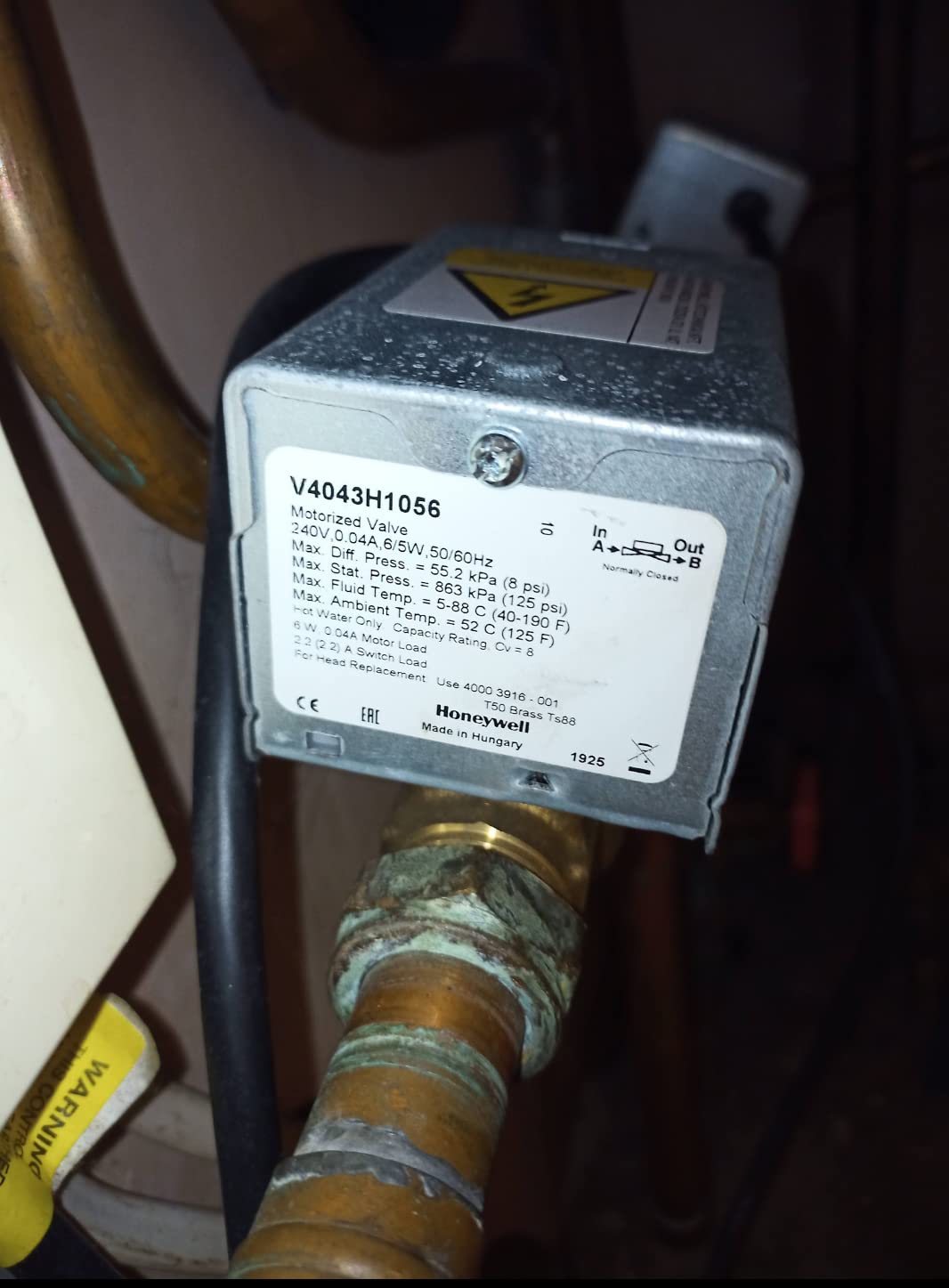 Replacement Synchronous Motor for Motorised Valves ACL Honeywell Landis