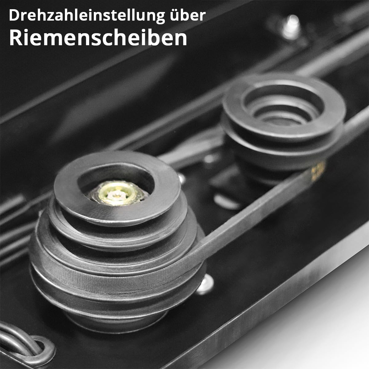 STAHLWERK Säulenbohrmaschine 900 W – Bohrdurchmesser Ø 5-20 mm, 280-2.380 U/min, präzise Standbohrmaschine für Heimwerker und Metallbauer, robuster Bohrtisch und Metallfuß für stabilen Stand