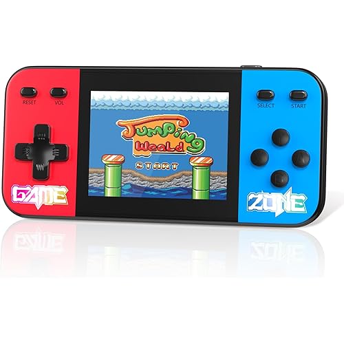 Handheld Game Console, Preloaded 240 Retro Video Games, Portable Gaming Player with Rechargeable Battery 3.0" LCD Screen, Mini Arcade Electronic Toy Gifts