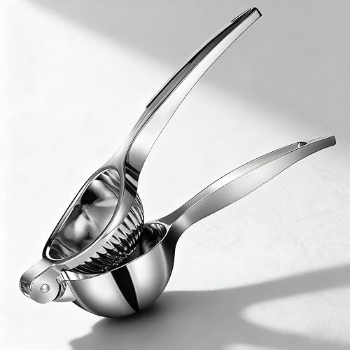 Exprimidor de limón avanzado, de mano de limón de alta resistencia grande, herramienta de barra de prensa de cal prensada a mano de metal, máquina