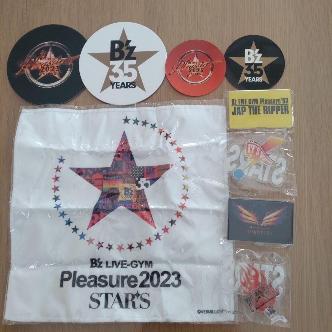 B'z LIVE-GYM Pleasure 2023 ガチャ　3点セット Amazon.co.jp: B'z LIVE-GYM Pleasure 2023 STARSガチャセット : おもちゃ