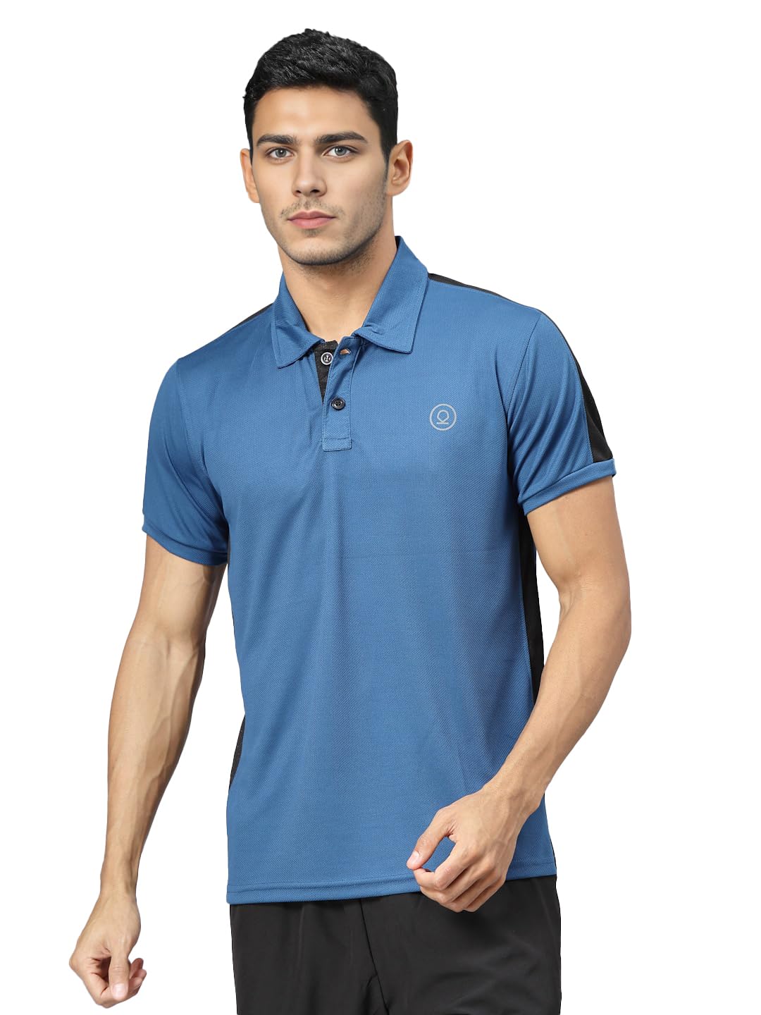 CHKOKKO Men's Polyester Regular Fit Polo T-Shirt-picture-15
