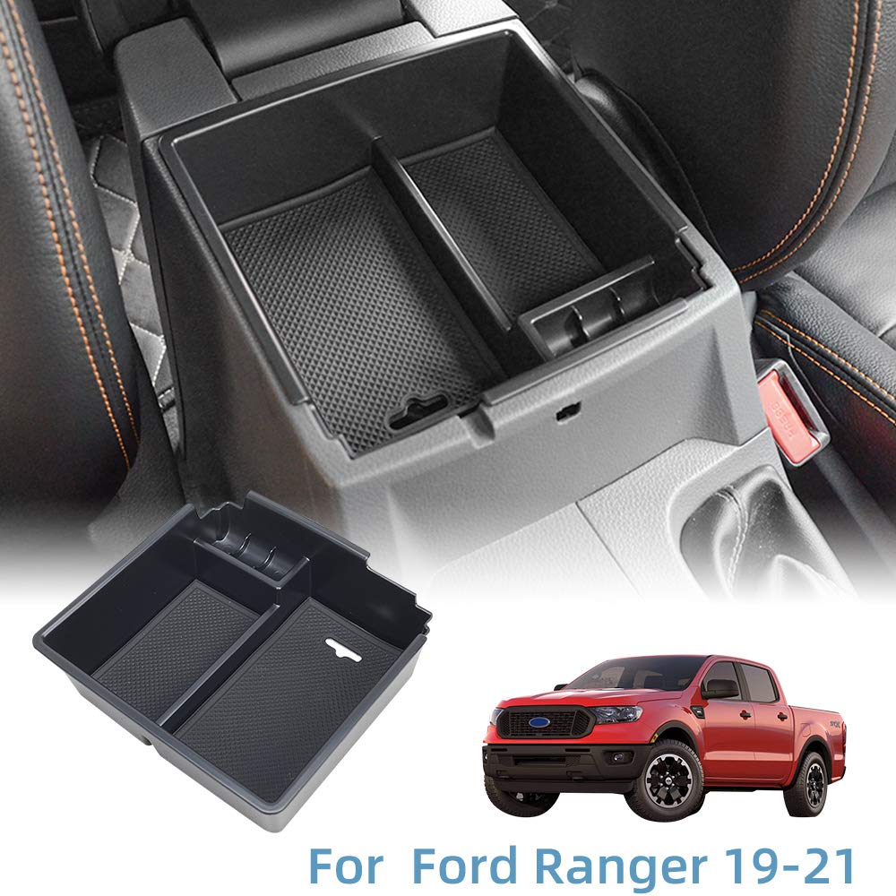 Buy Vesul Center Console Organizer Compatible with Ford Ranger 2019 ...