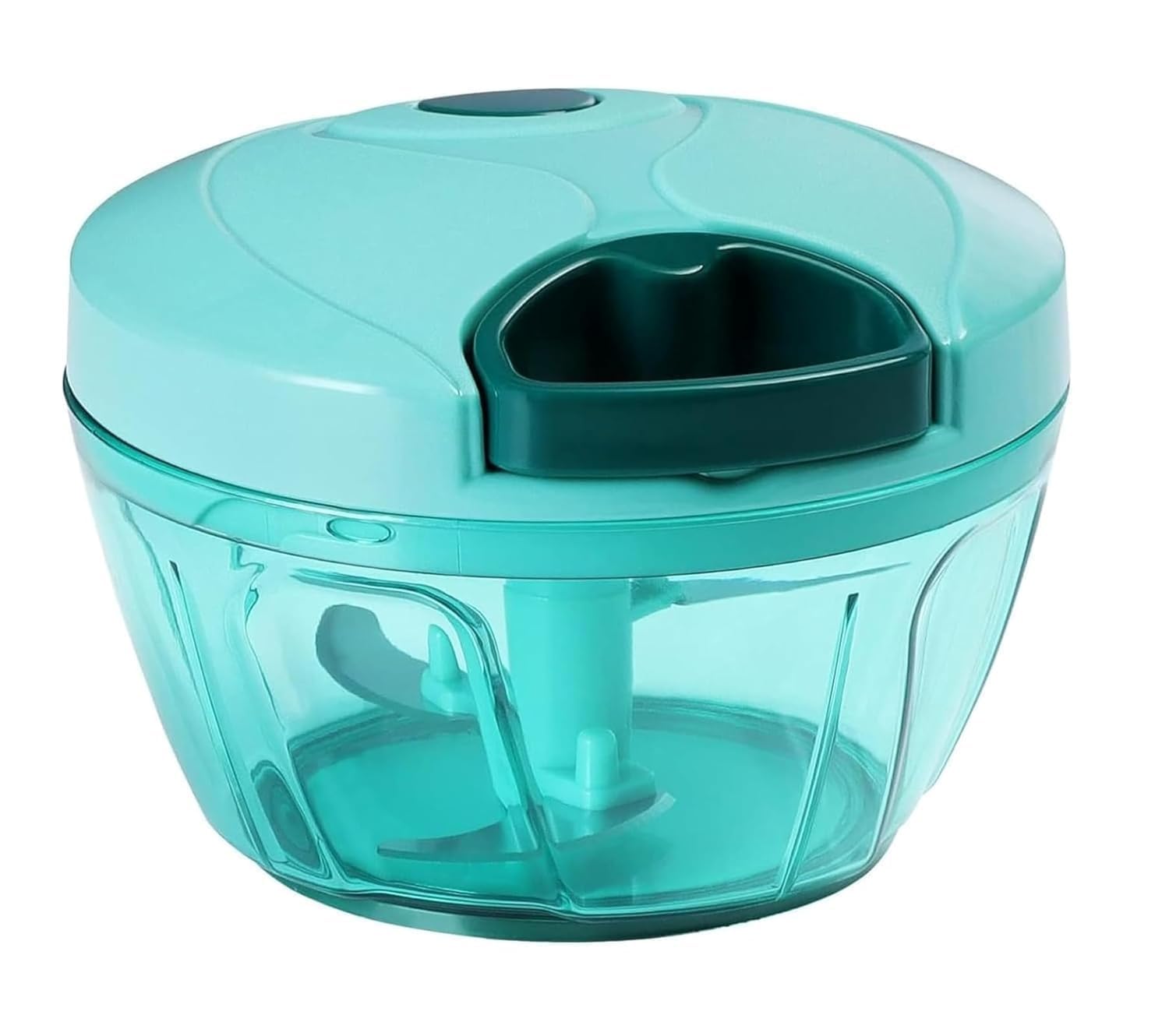 Polypropylene Mini Handy and Compact Chopper with 3 Blades for Effortlessly Chopping Vegetables and Fruits for Your Kitchen (12420, Green, 400 ml)-image-13