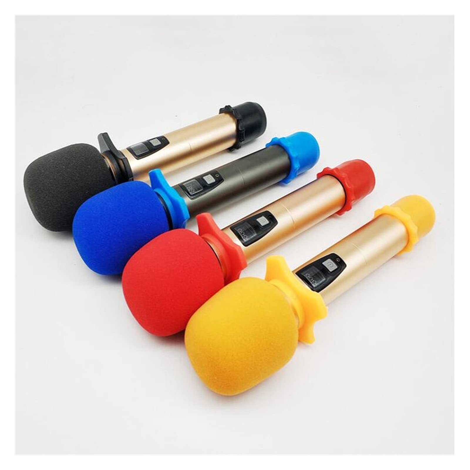 Protection De Microphone à Main, Anneau En Silicone, Tige Inférieure