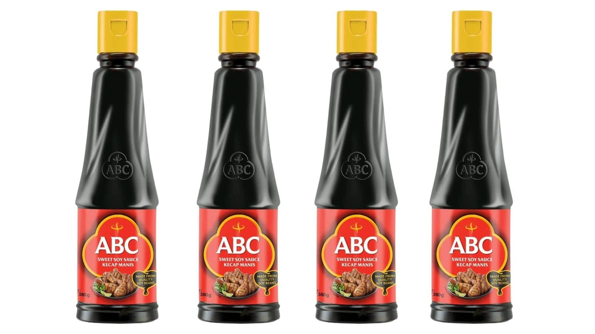 ABC Sweet Soy Sauce Kecap Manis 275ml Halal (Pack of 4), by CNMART