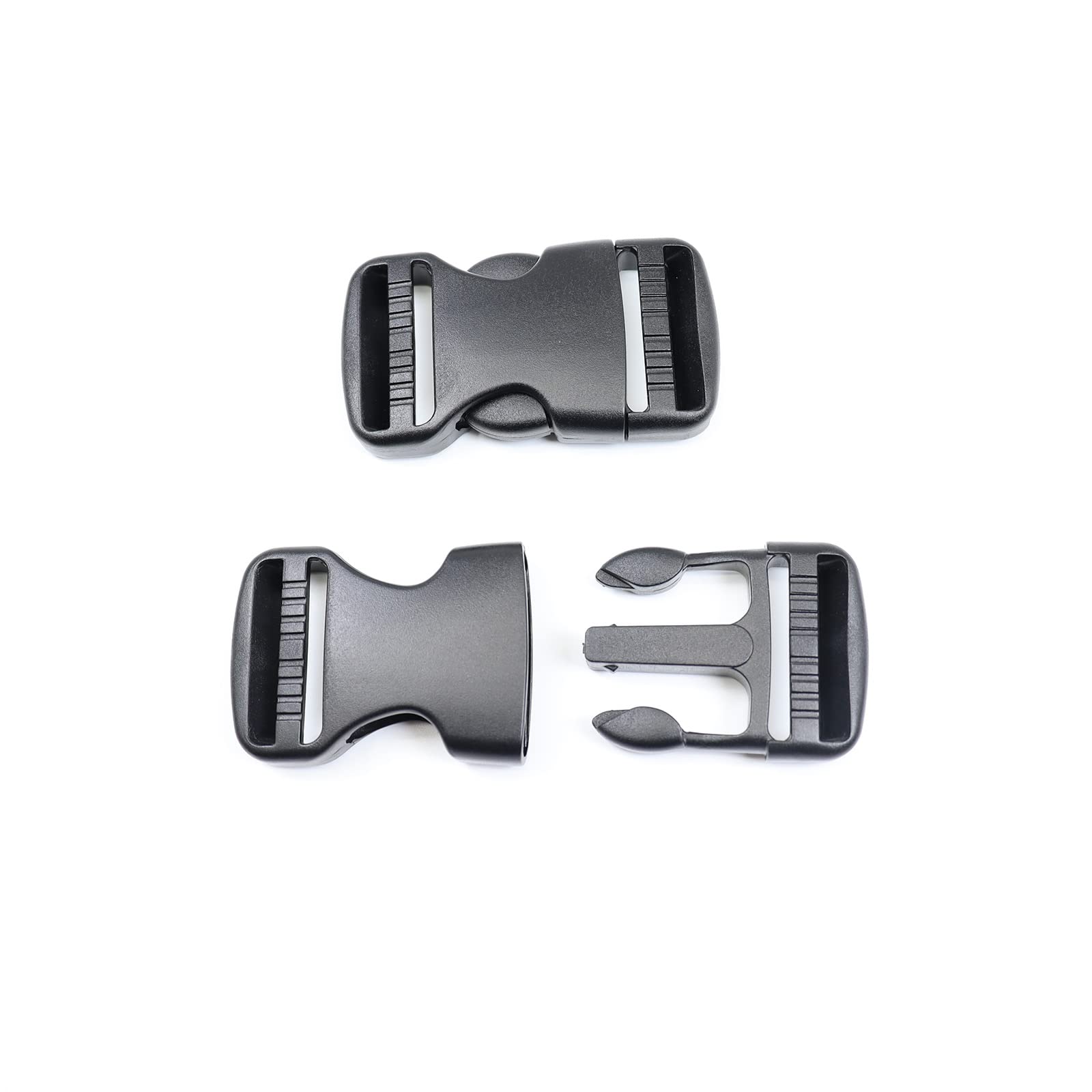 Quick Side Release Buckle, Heavy Duty Plastic Snap Buckle Clip Clasp Fasteners for Backpack Strap