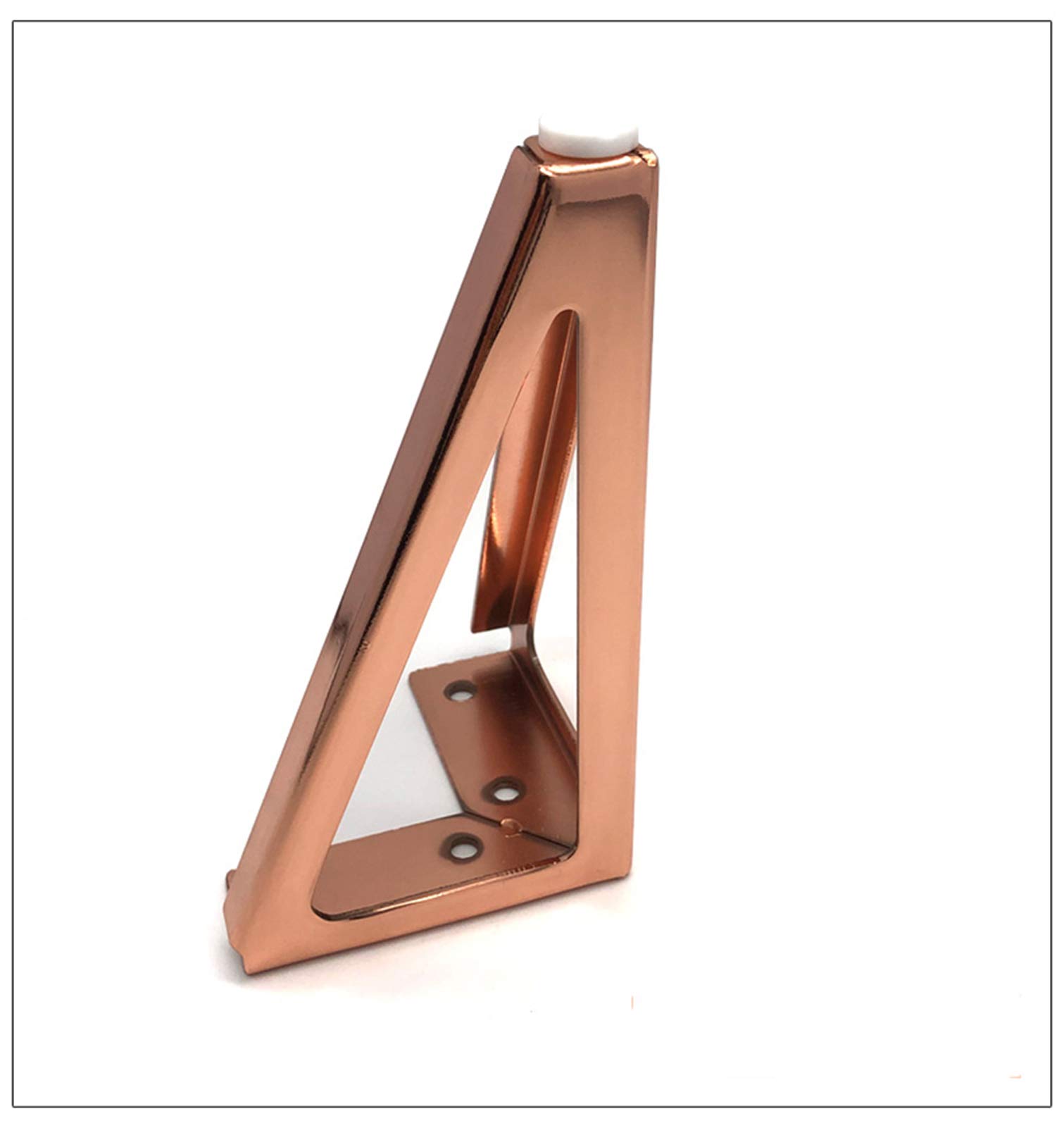 Gambe mobili di ricambio da 6"/15 cm,piedini triangolari per divani,piedini per mobili,gambe per tavoli fai-da-te in ferro,piedini per mobili,per sedie,gambe per mobili,gambe in metallo per divano,gam