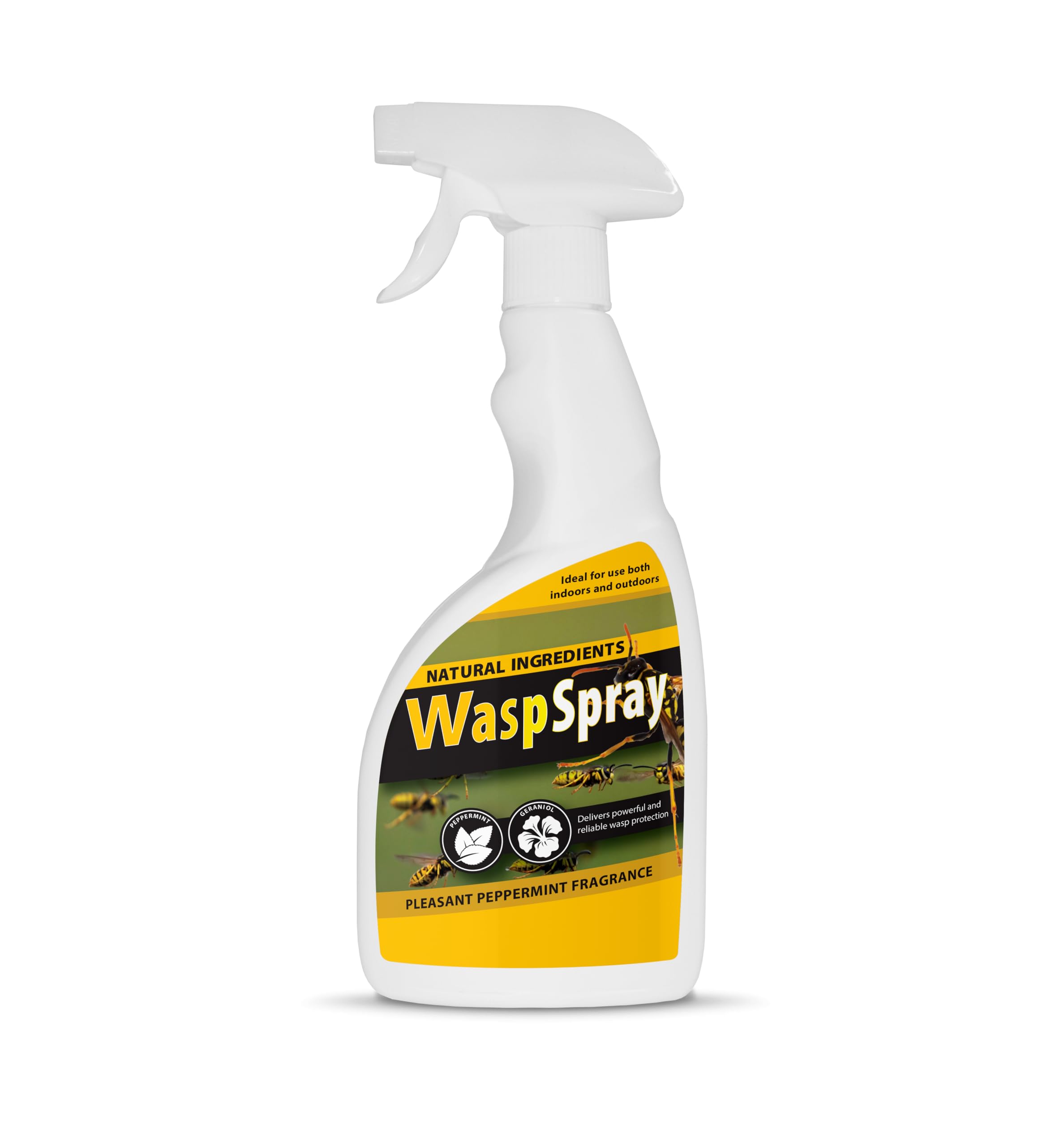 McKLords - Wasp Spray - 500ml - Natural Wasp Repellent with Peppermint & Geraniol - Outdoor Deterrent for Patios, Gardens, Doorways & Bins