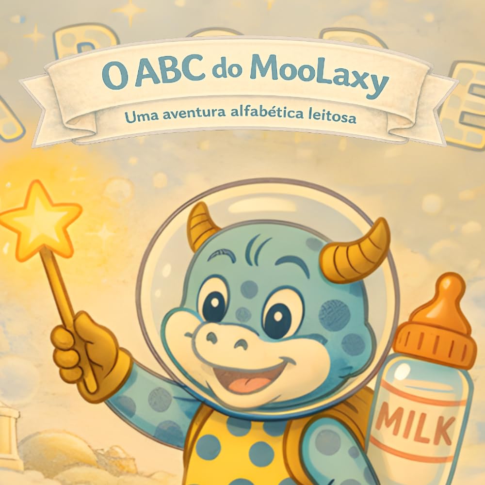 O ABC do MooLaxy: Uma aventura alfabética leitosa (moolaxy (edição em português))