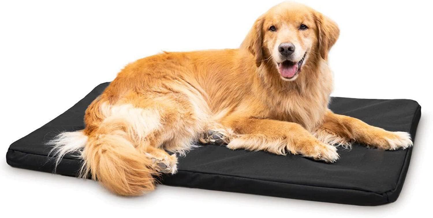 Veehoo Chew Proof Dog Bed for Crate, Durable XL Dog Crate Bed with Hidden Zipper, Outdoor Waterproof