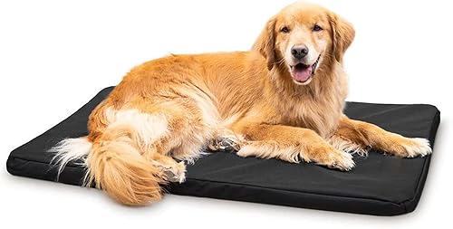 K9 Ballistics Almohadilla ortopédica resistente para jaula de perro, lavable, duradera y resistente al agua, cama ortopédica grande para perro, 41 x