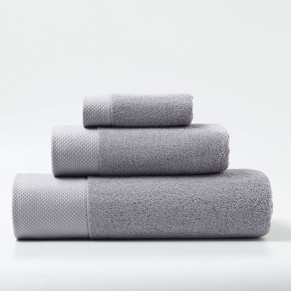 Set de toallas de baño de algodón grueso para un momento de spa reconfortante en casa